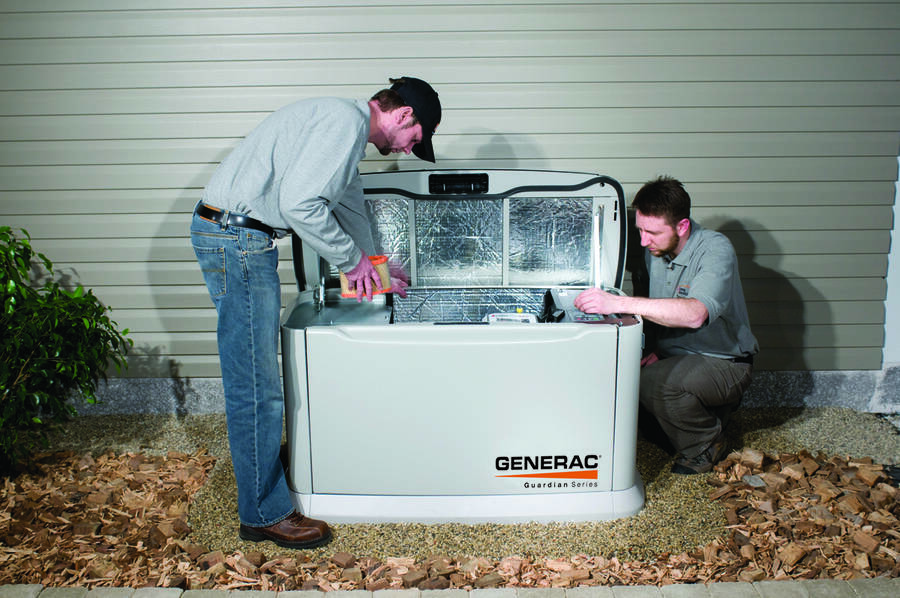 Generator repair by Valen Heating & Air LLC